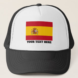 Spanische Flagge für LKW-Anhänger Truckerkappe