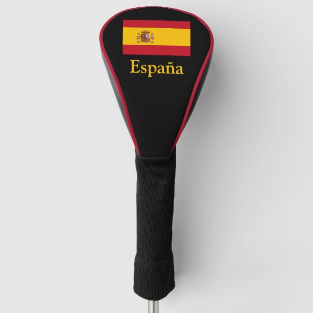 Spanische Flagge für Zollfahrer Golf Headcover (Vorderseite)