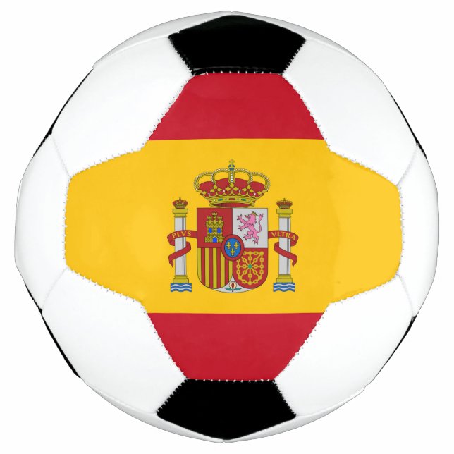 Spanische Flagge Fußball (Vorderseite)