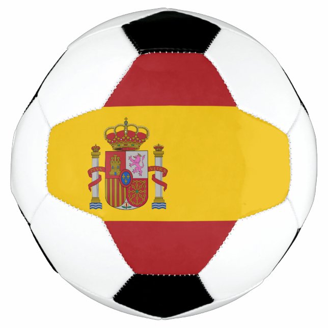 Spanische Flagge Fußball (Vorderseite)