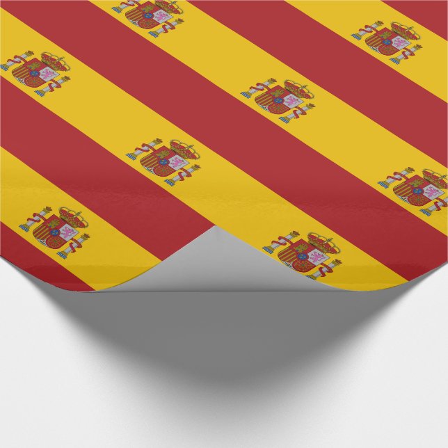Spanische Flagge Geschenkpapier (Ecke)