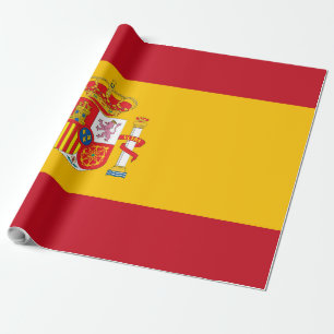 Spanische Flagge Geschenkpapier