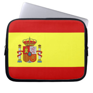 Spanische Flagge Laptopschutzhülle