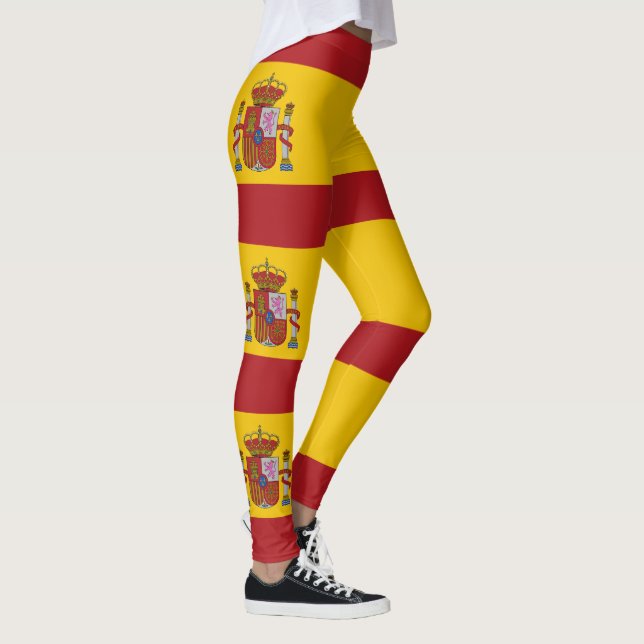Spanische Flagge Leggings (Rechts)
