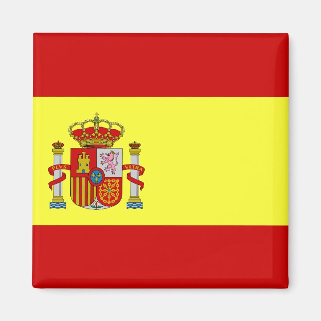 Spanische Flagge Magnet (Vorne)