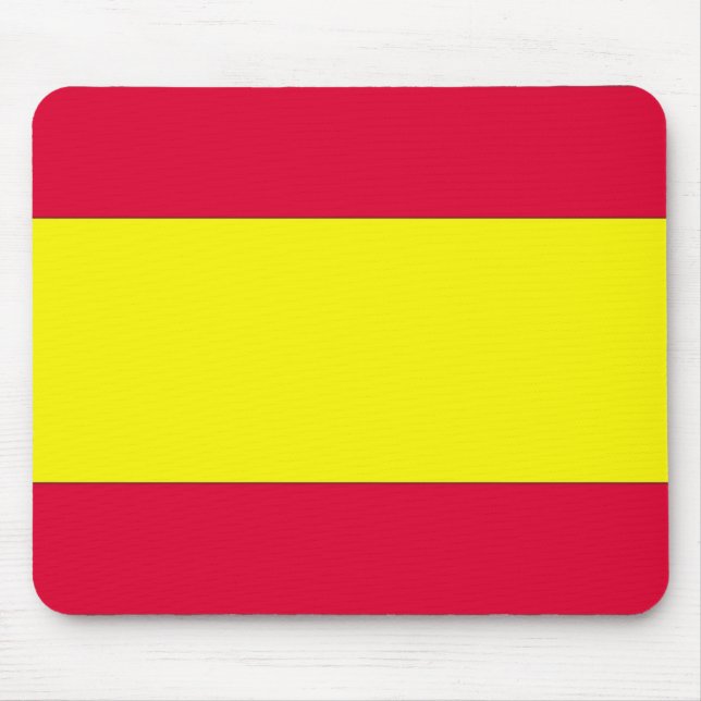 Spanische Flagge Mousepad (Vorne)