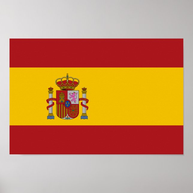 Spanische Flagge Poster (Vorne)