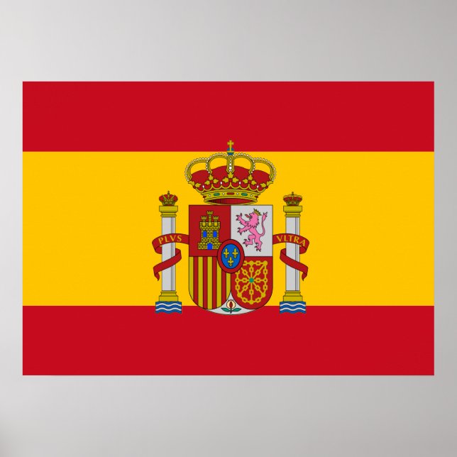Spanische Flagge Poster (Vorne)