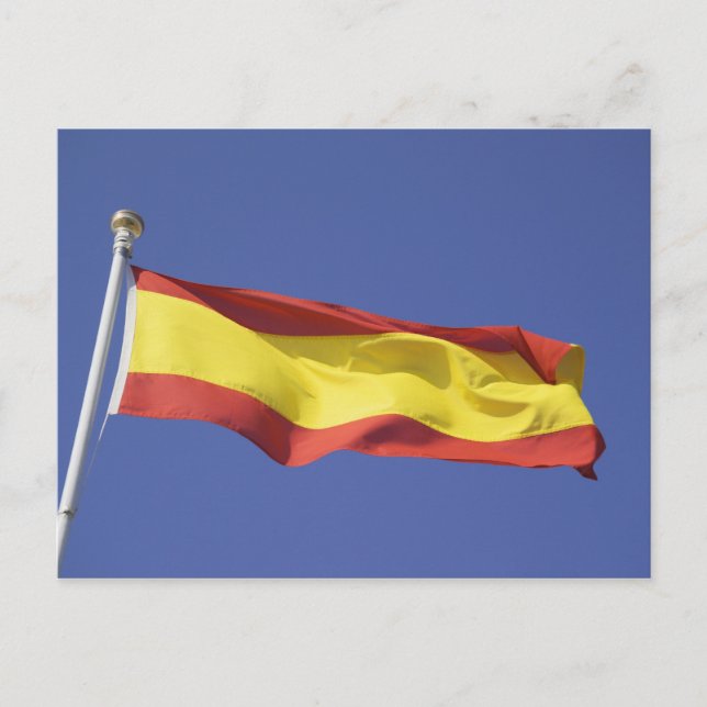 Spanische Flagge — RF) Postkarte (Vorderseite)