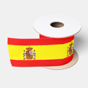 Spanische Flagge Satinband