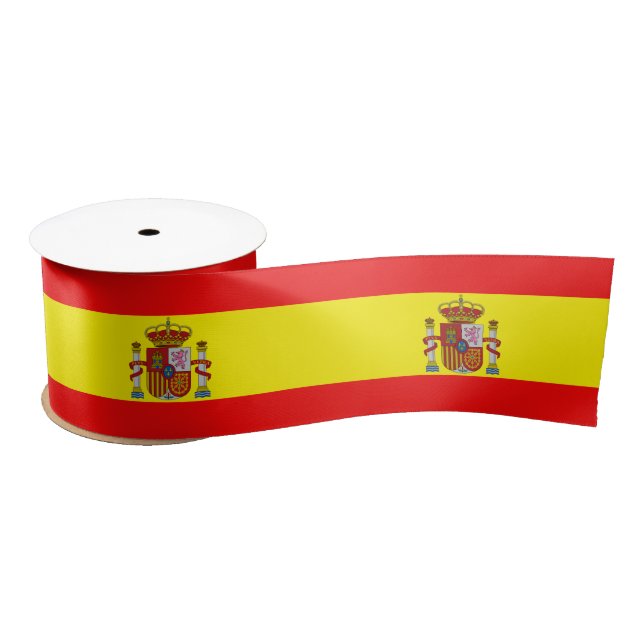 Spanische Flagge Satinband (Spule)