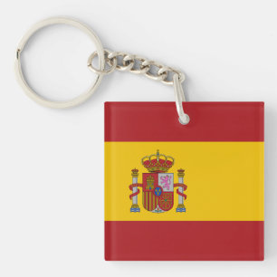 Spanische Flagge Schlüsselanhänger