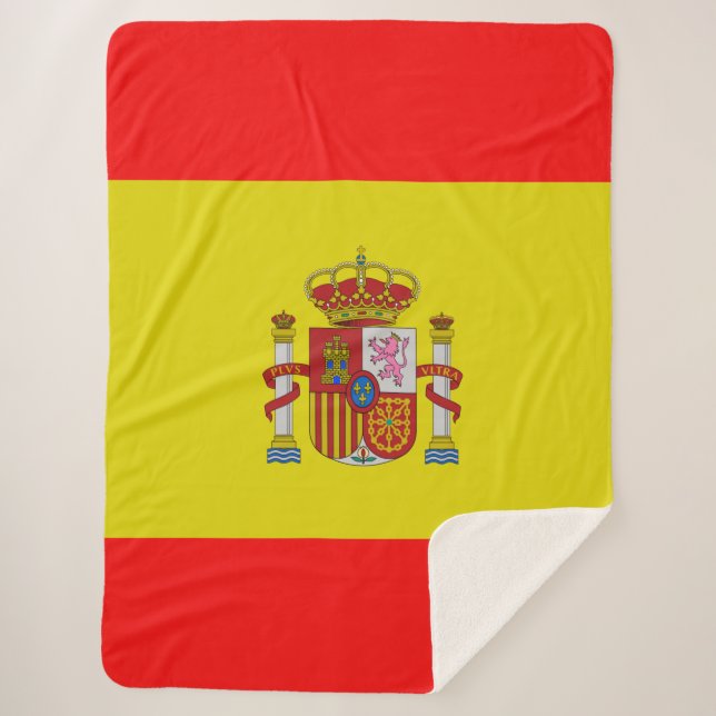 Spanische Flagge Sherpadecke (Vorderseite)