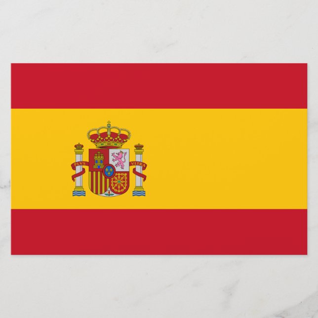 Spanische Flagge (Spanien) Briefpapier (Vorderseite)