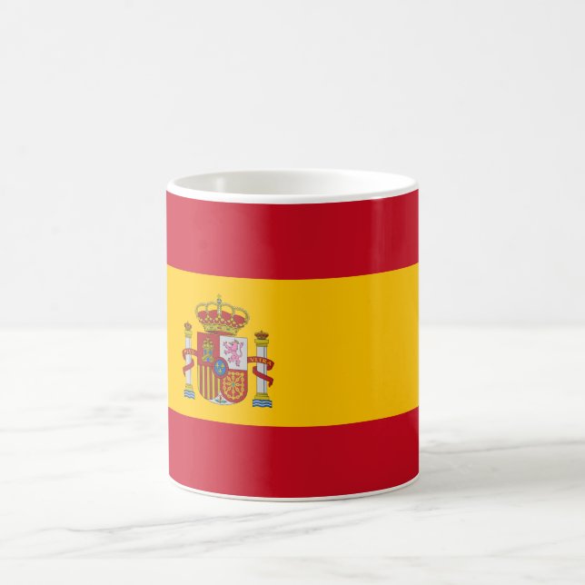 Spanische Flagge (Spanien) Kaffeetasse (Mittel)