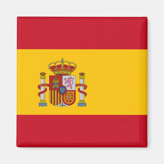 Spanische Flagge (Spanien) Magnet (Vorne)