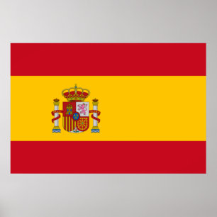 Spanische Flagge (Spanien) Poster