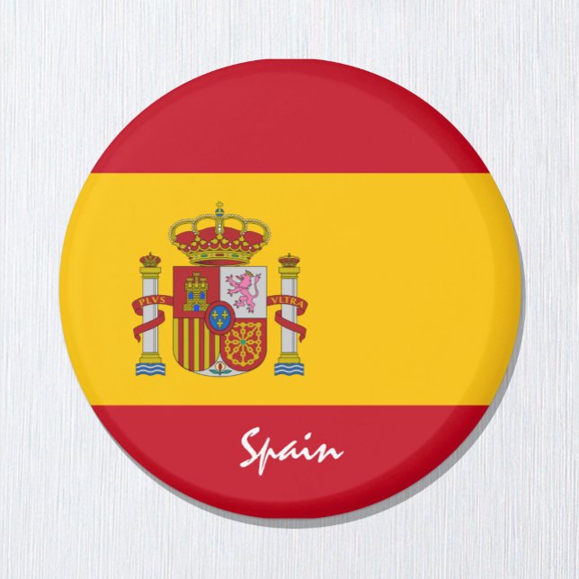 Spanische Flagge - Spanien - Reise, Urlaub / Sport Magnet (Von Creator hochgeladen)