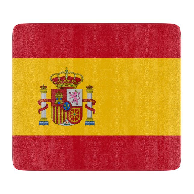Spanische Flagge (Spanien) Schneidebrett (Vorderseite)