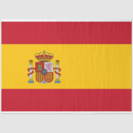 Spanische Flagge (Spanien) Seidenpapier