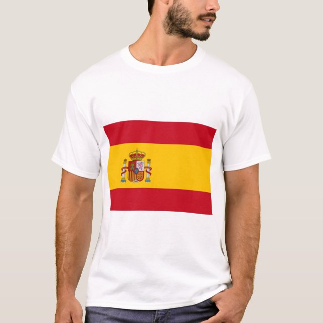 Spanische Flagge (Spanien) T-Shirt (Vorderseite)