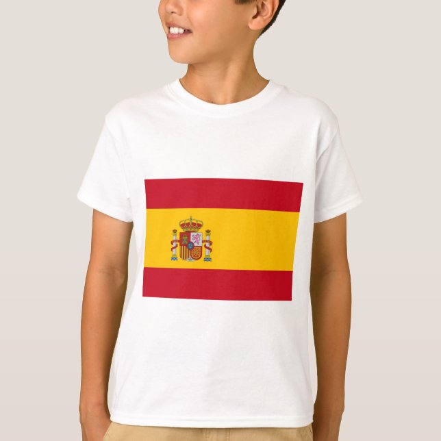 Spanische Flagge (Spanien) T-Shirt (Vorderseite)