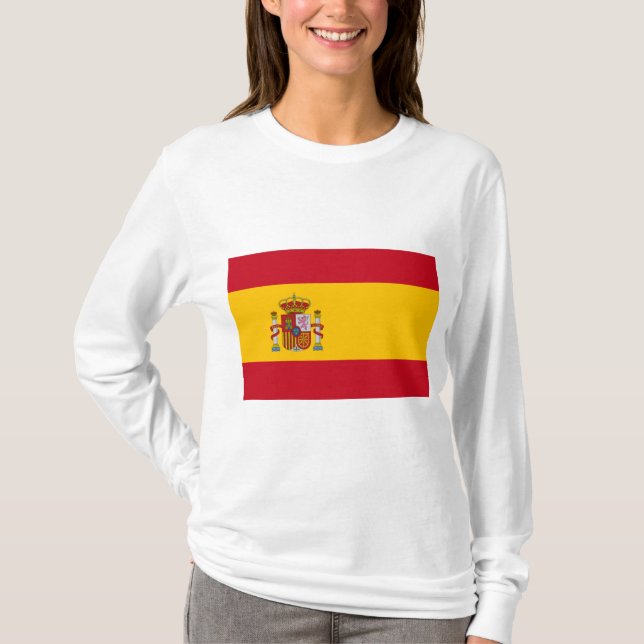 Spanische Flagge (Spanien) T-Shirt (Vorderseite)