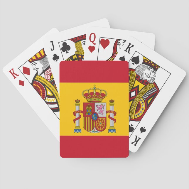 Spanische Flagge Spielkarten (Rückseite)