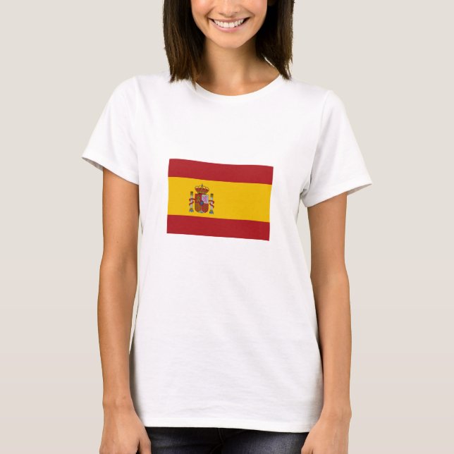 Spanische Flagge T-Shirt (Vorderseite)