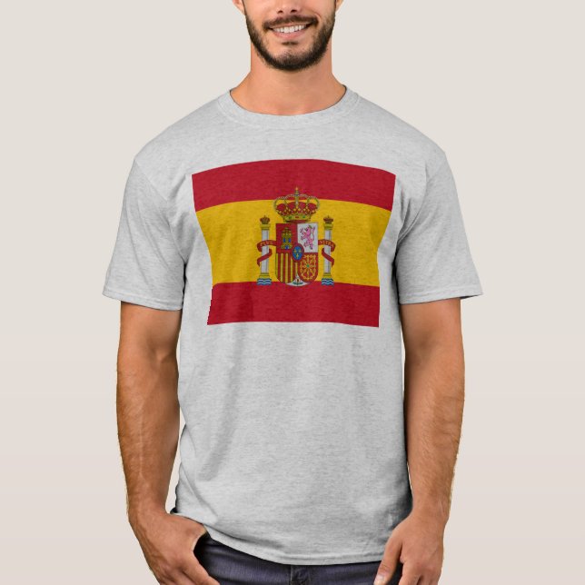 Spanische Flagge T-Shirt (Vorderseite)