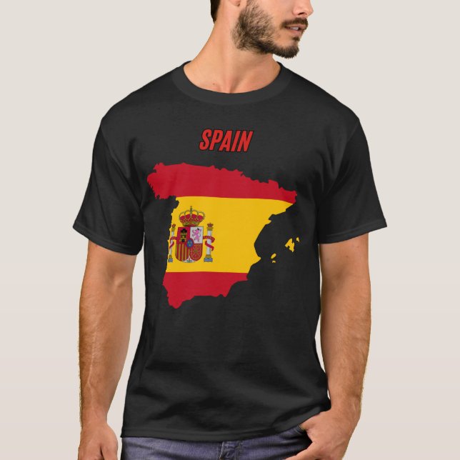 spanische Flagge T-Shirt (Vorderseite)