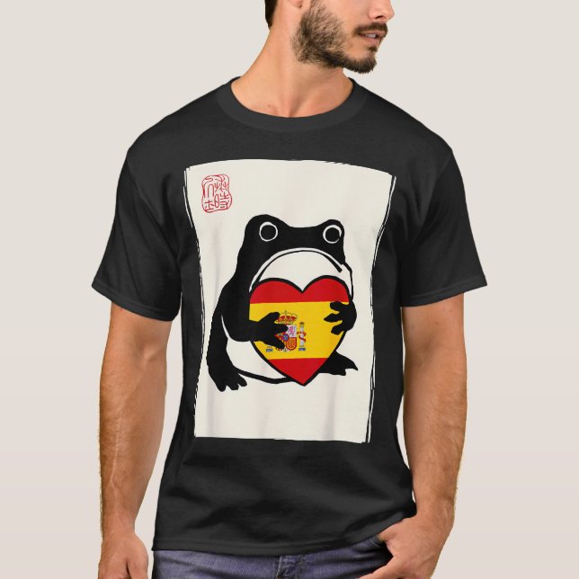 Spanische Flagge T-Shirt (Vorderseite)