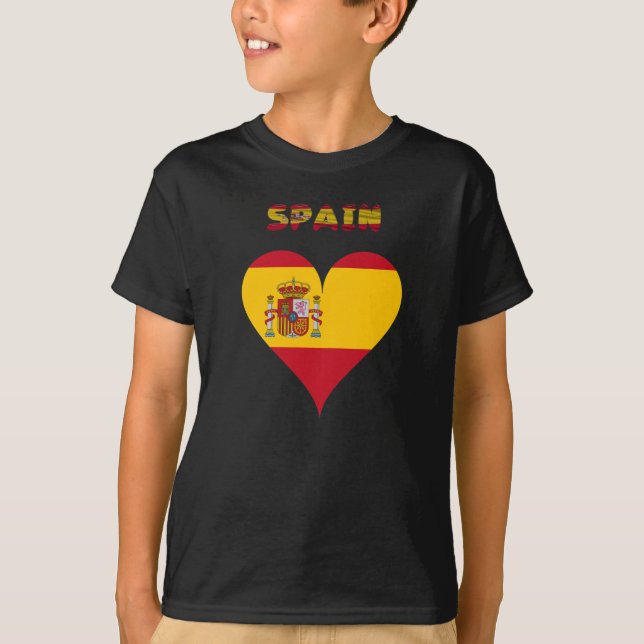 Spanische Flagge T-Shirt (Vorderseite)