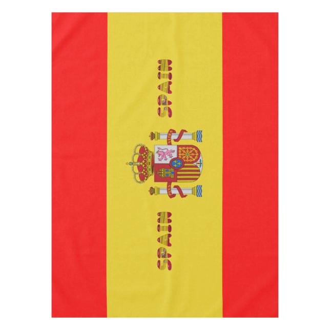 spanische Flagge Tischdecke (Vorderseite)