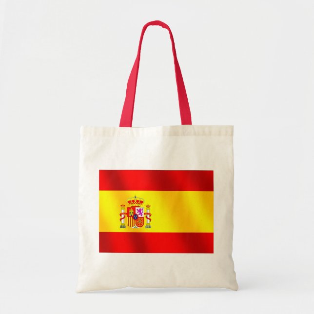 Spanische Flagge von Spanien-Geschenken für Tragetasche (Vorne)