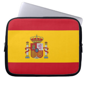Spanische Flaggen-Laptop-Hülse Laptopschutzhülle