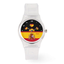 Spanische Flaggenüberwachung, Spanien Mode / Sport Armbanduhr