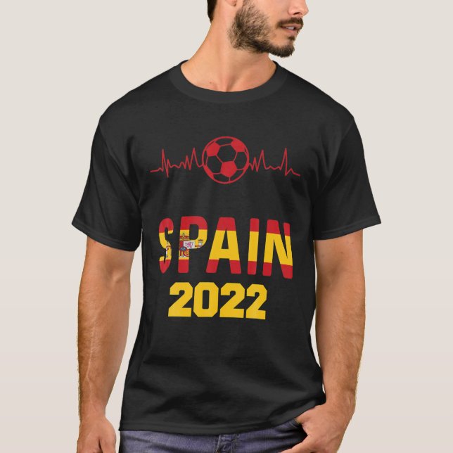 Spanische Fußballmannschaft 2022 T-Shirt (Vorderseite)