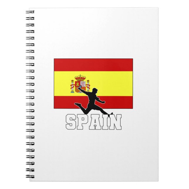 Spanische Fußballnationalmannschaft Notizblock (Vorderseite)