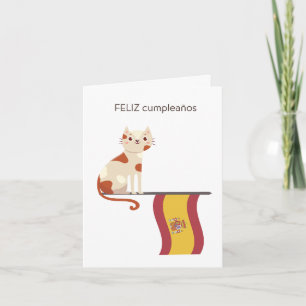Spanische Geburtstagskarte - feliz cumpleaños Karte
