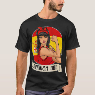Spanische Girl Spanien Espana Geschenke T-Shirt