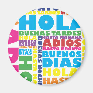 Spanische Grüße Magnet