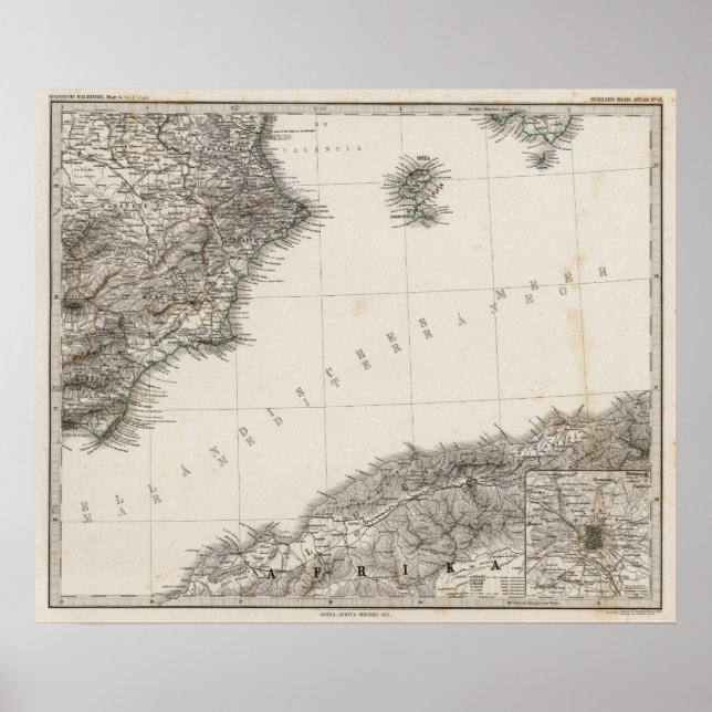 Spanische Halbinsel 4 Poster (Vorne)