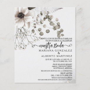 Spanische Hochzeit Blume Nuestra Boda UAWG Budget