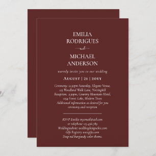 Spanische Hochzeit Einladung BILINGUAL Nuestra Bod