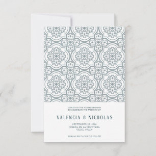 Spanische Hochzeit speichern das Datum Save The Date