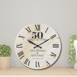 Spanische Hochzeit zum 50-jährigen Jubiläum Gesche Große Wanduhr