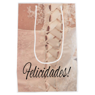 Spanische Hochzeiten Glückwünsche Geschenktasche Mittlere Geschenktüte