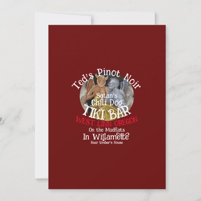 Spanische Inquisition Einladung (Vorderseite)