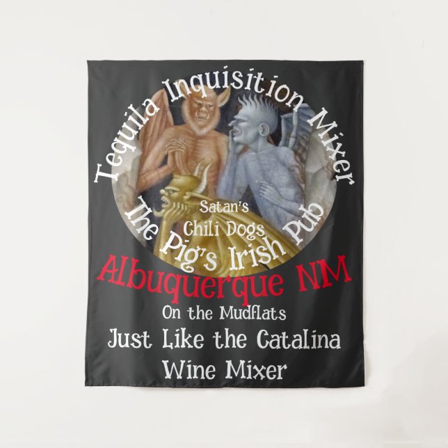 Spanische Inquisition Wandteppich (Vorderseite)